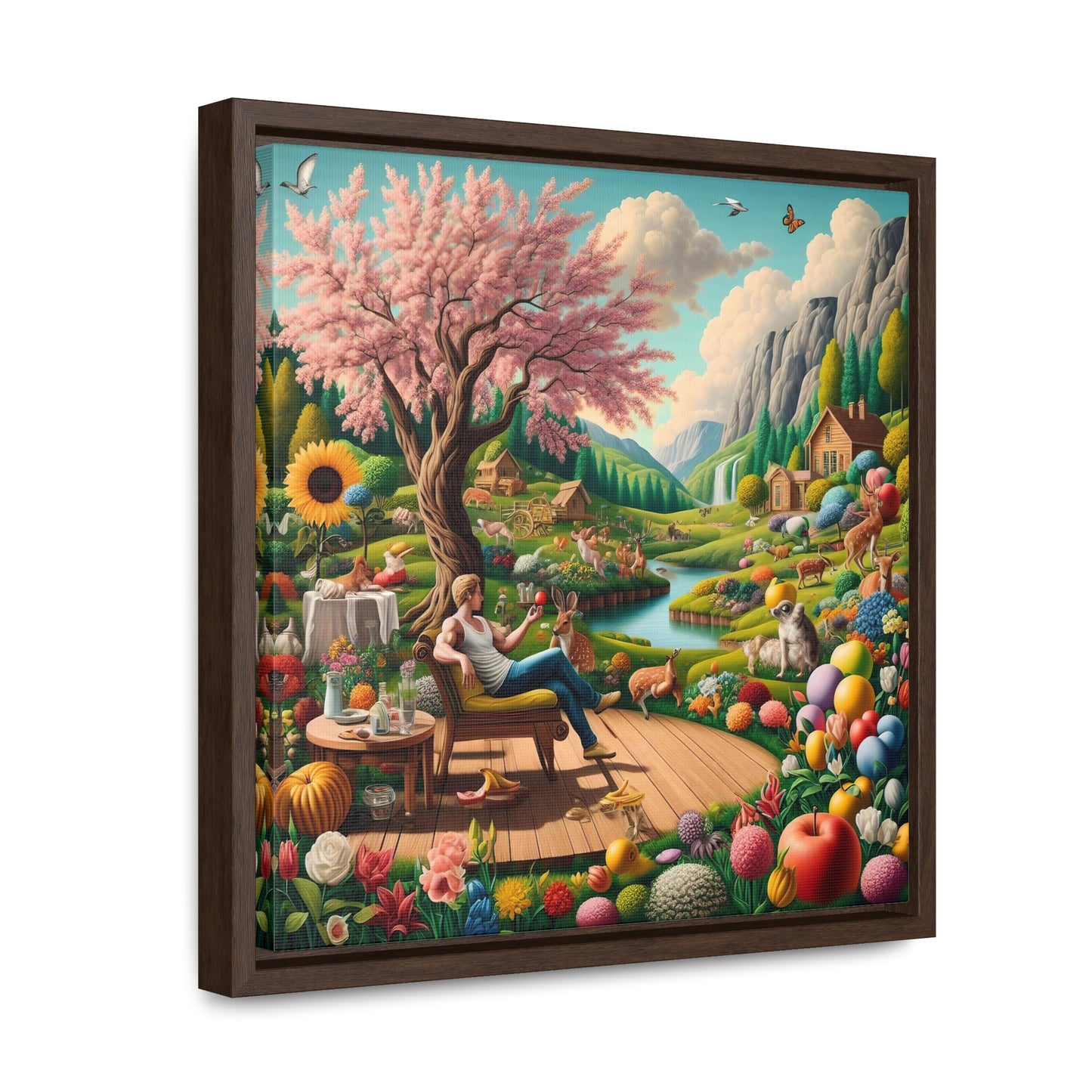 Framed Gallery Canvas Wrap - Spring 13