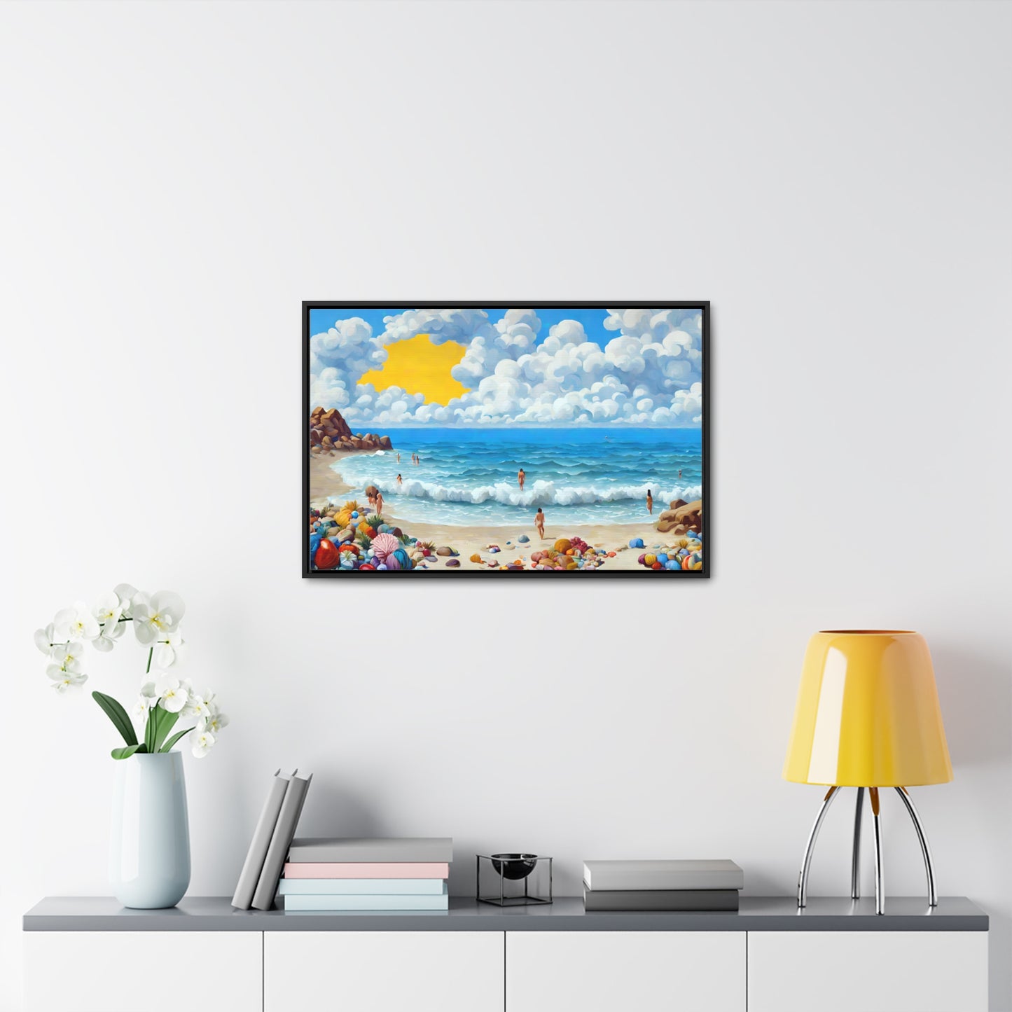 Framed Canvas Gallery Wrap - Beach 2022