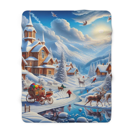 Sherpa Fleece Blanket - Winter 115