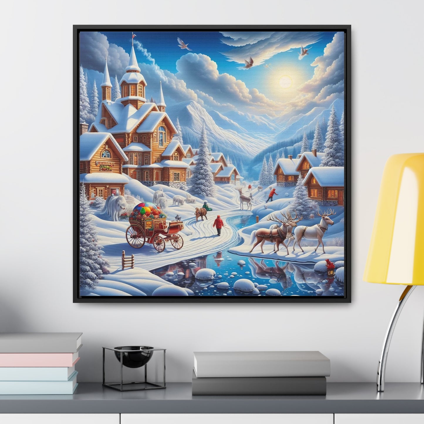 Framed Gallery Canvas Wrap - Winter 115