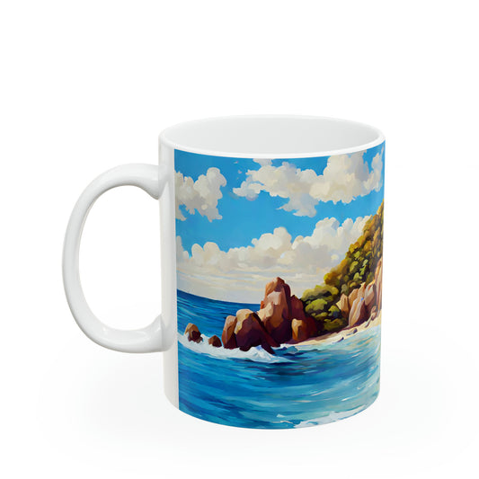 Ceramic Mug 11oz - Beach 2010