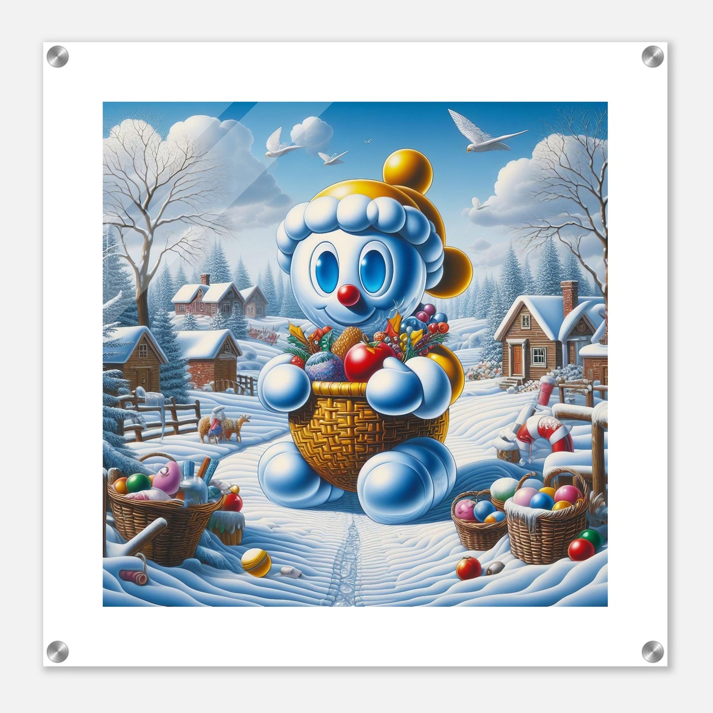 Wall Art - Winter 52 - Baby snowman