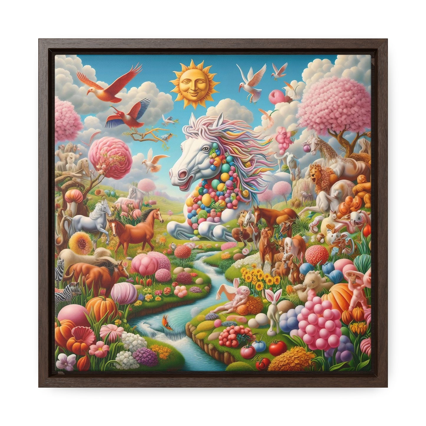 Framed Gallery Canvas Wrap - Spring 138