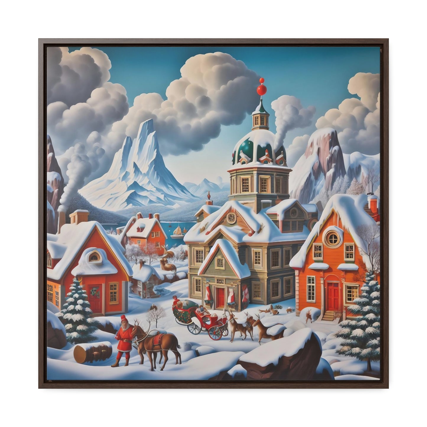 Framed Gallery Canvas Wrap - Winter 124