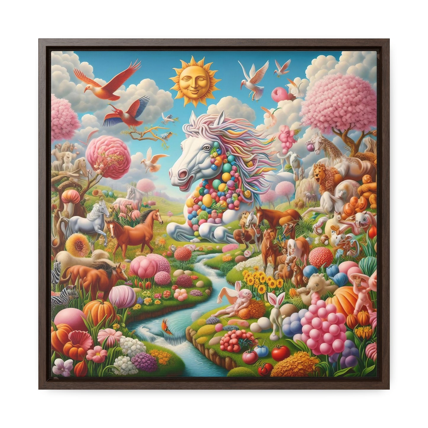 Framed Gallery Canvas Wrap - Spring 138