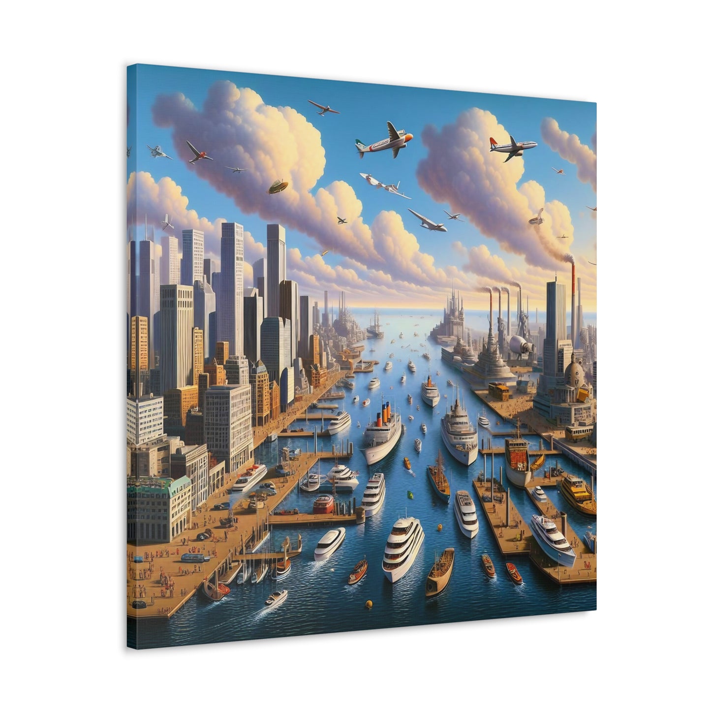 Canvas Gallery Wrap - Harbor 4