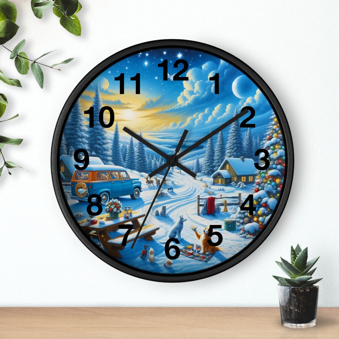 Wall Clock - Winter 110