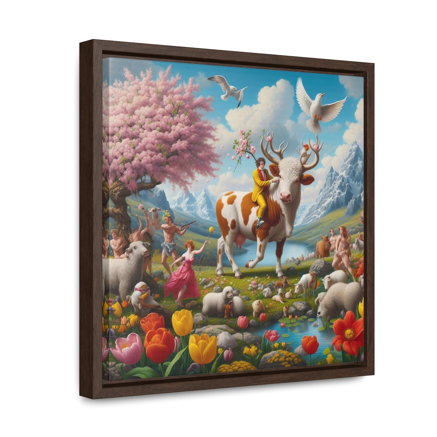 Framed Gallery Canvas Wrap - Spring 28