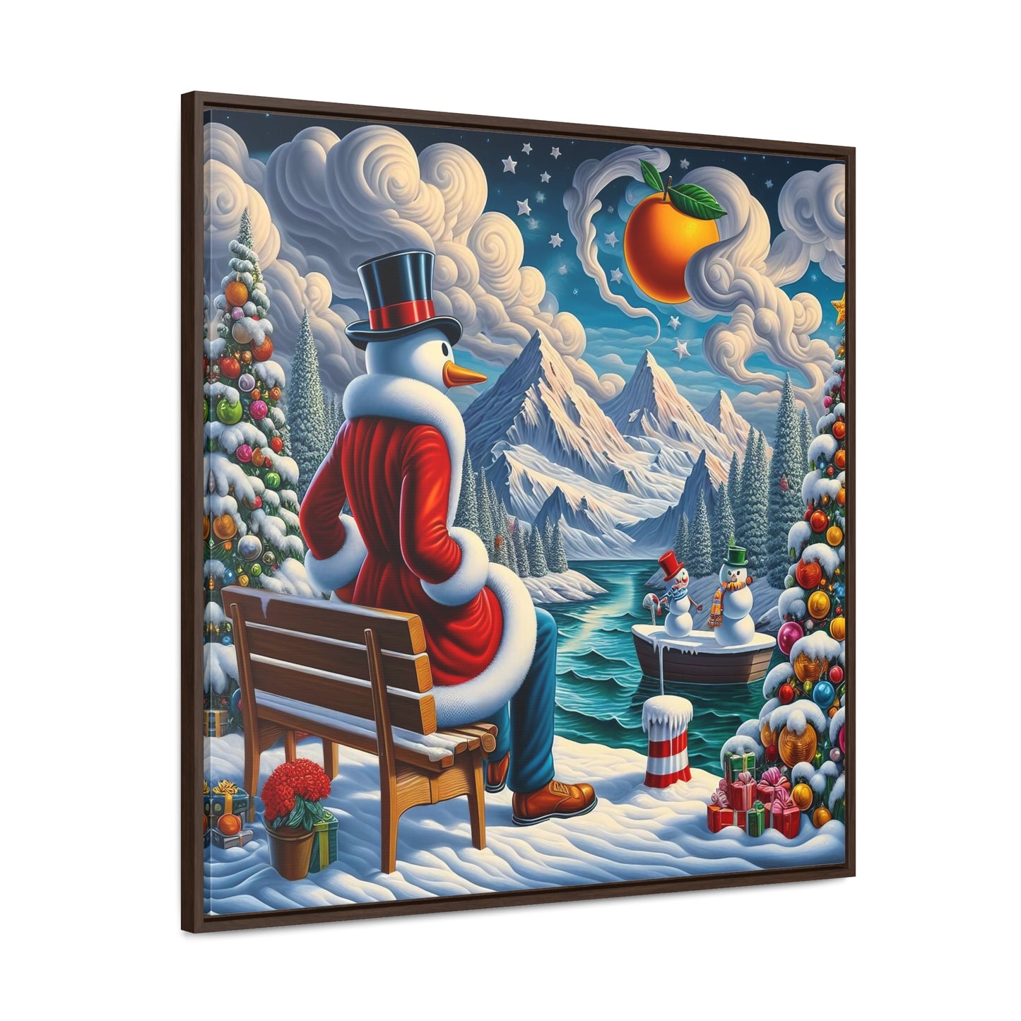 Framed Gallery Canvas Wrap - Winter 101