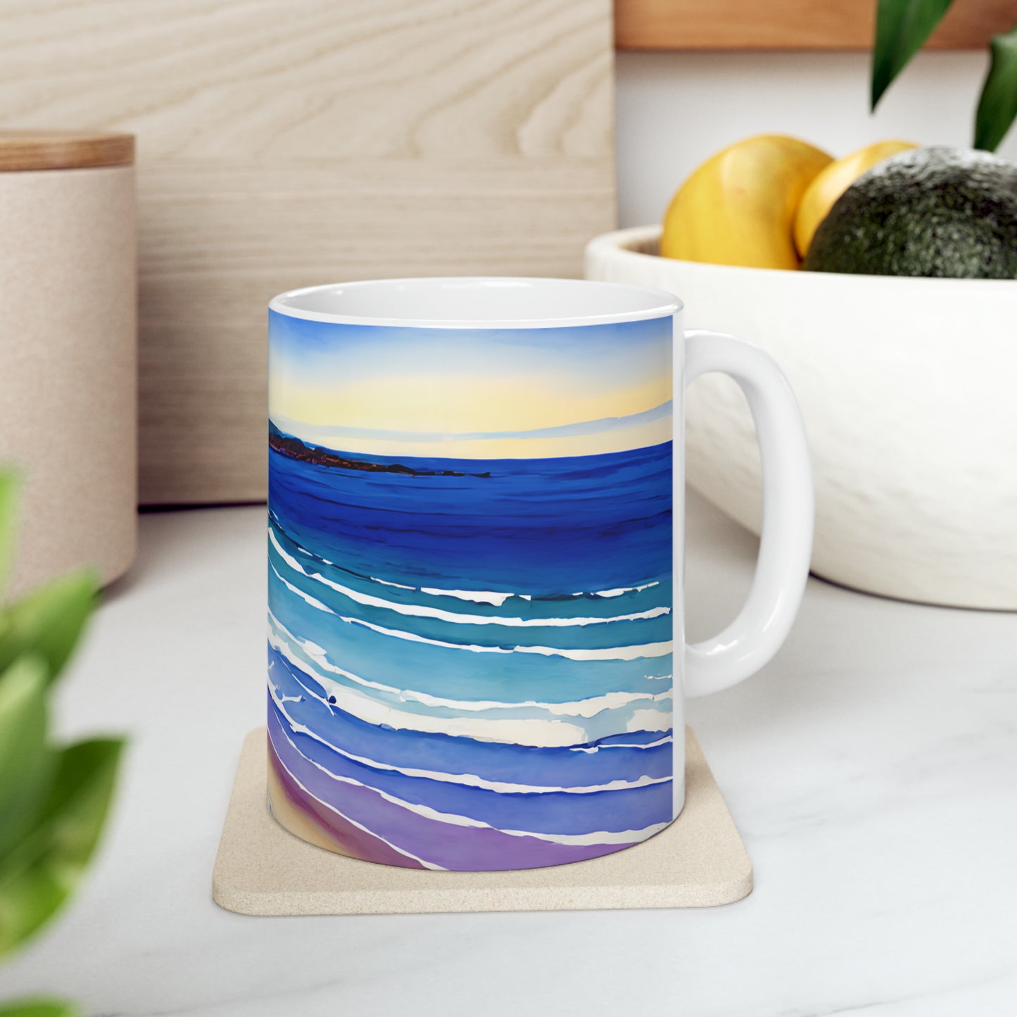 Ceramic Mug 11oz - Beach 5003