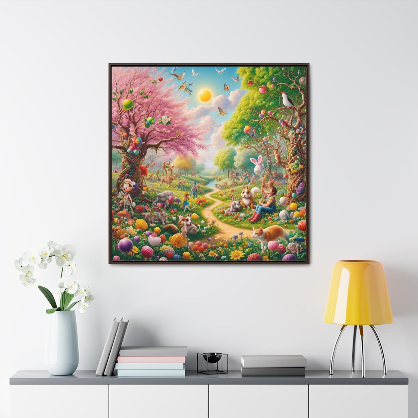 Framed Gallery Canvas Wrap - Spring 126