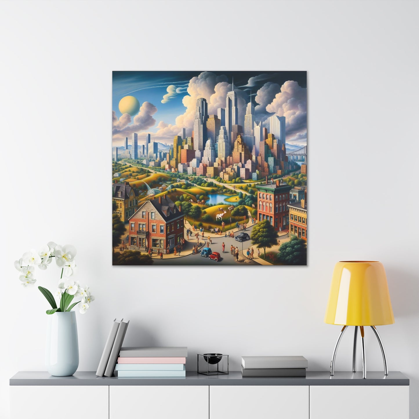 Canvas Gallery Wrap - City 7