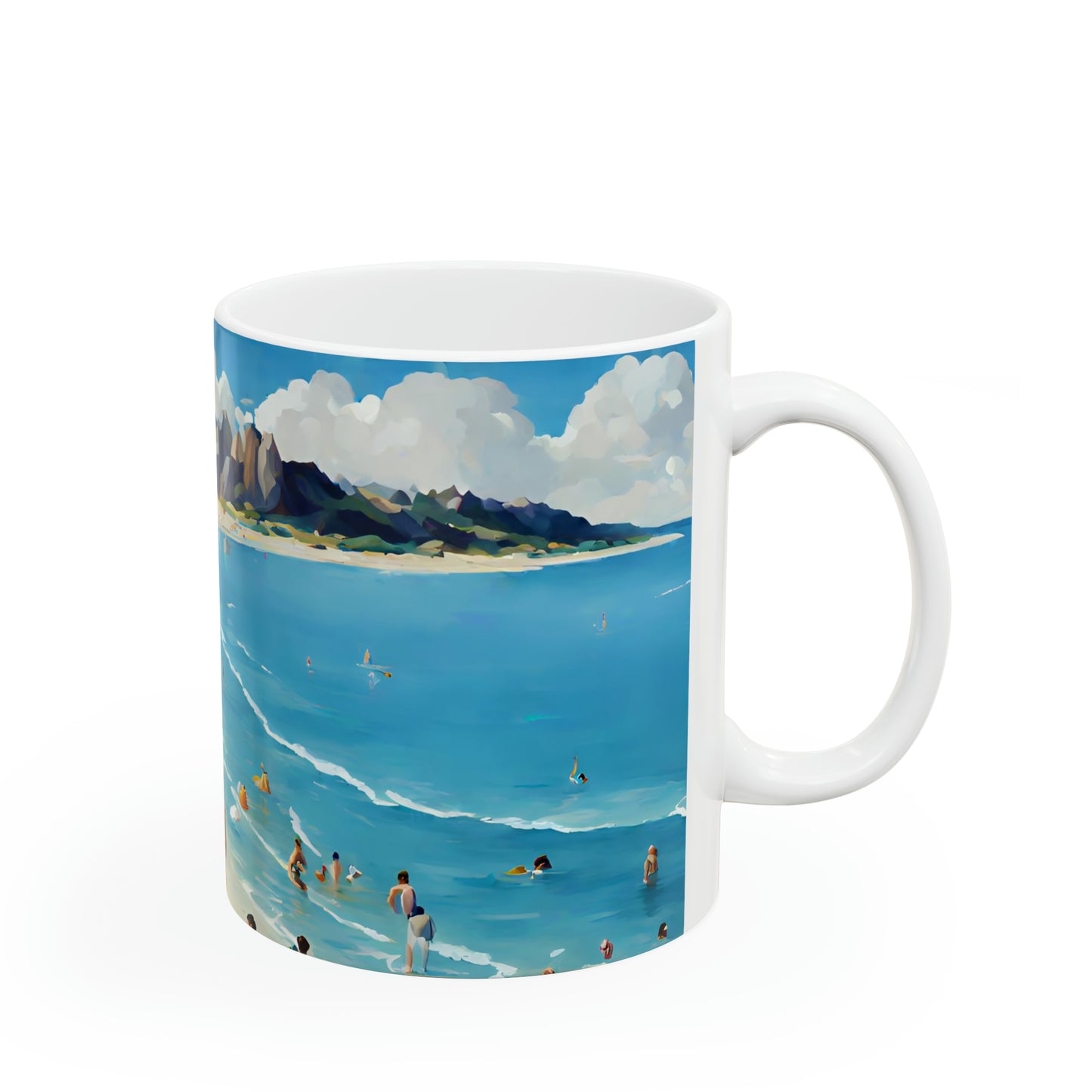 Ceramic Mug 11oz - Beach 2008