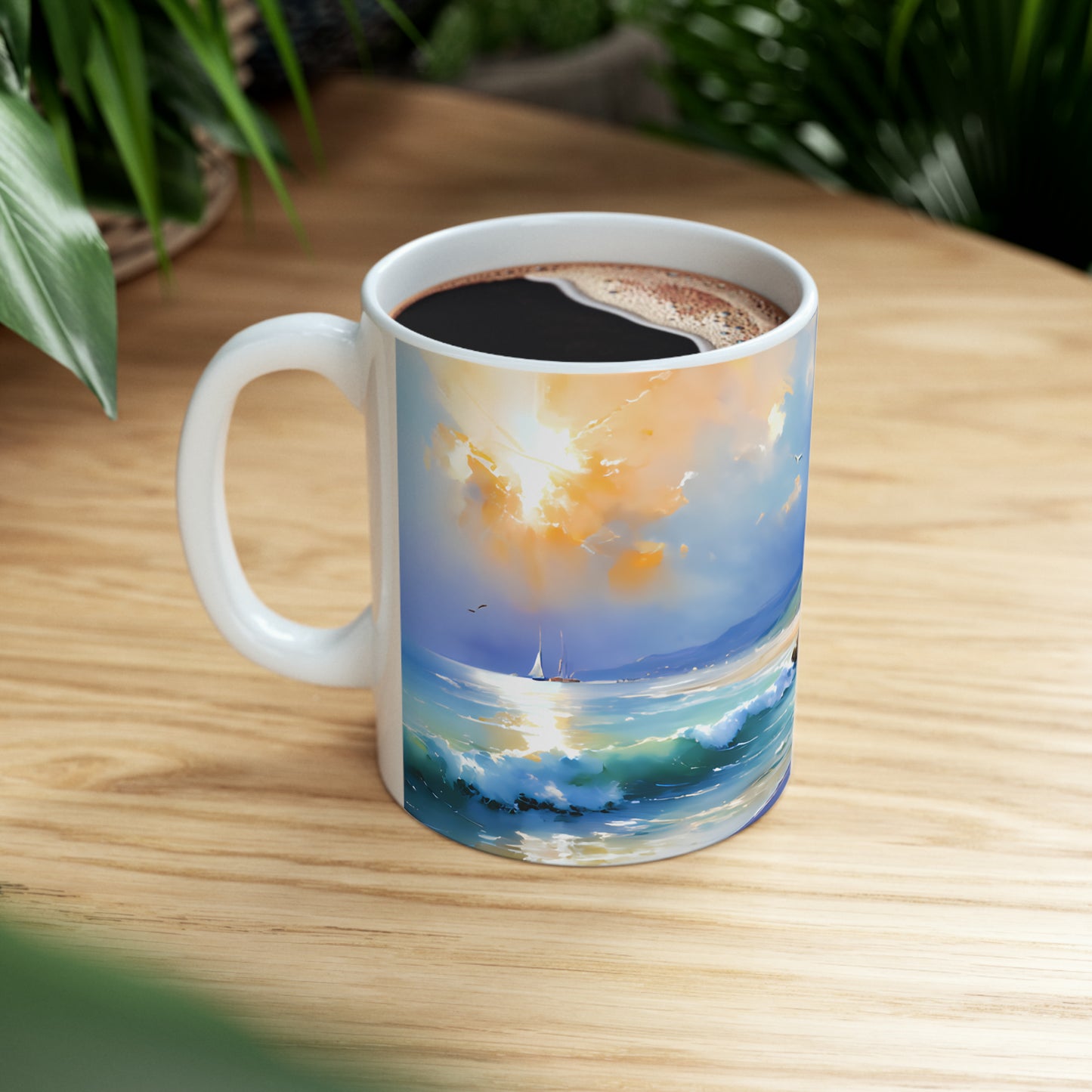 Ceramic Mug 11oz - Beach 3002