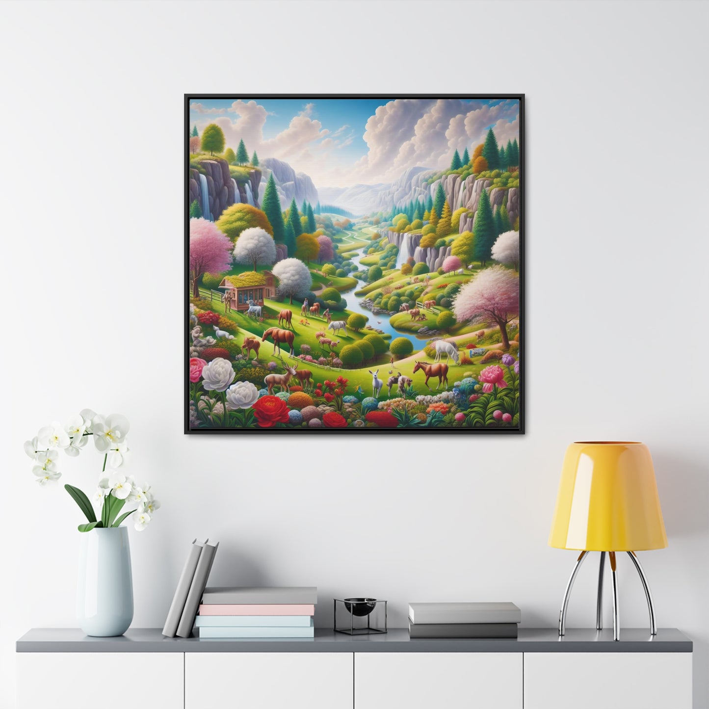 Framed Gallery Canvas Wrap - Spring 48