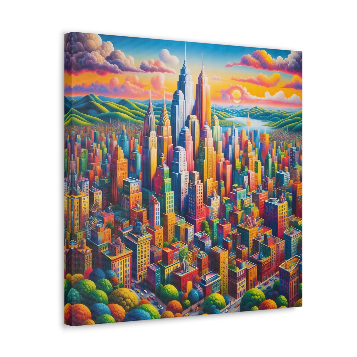 Canvas Gallery Wrap - City 16