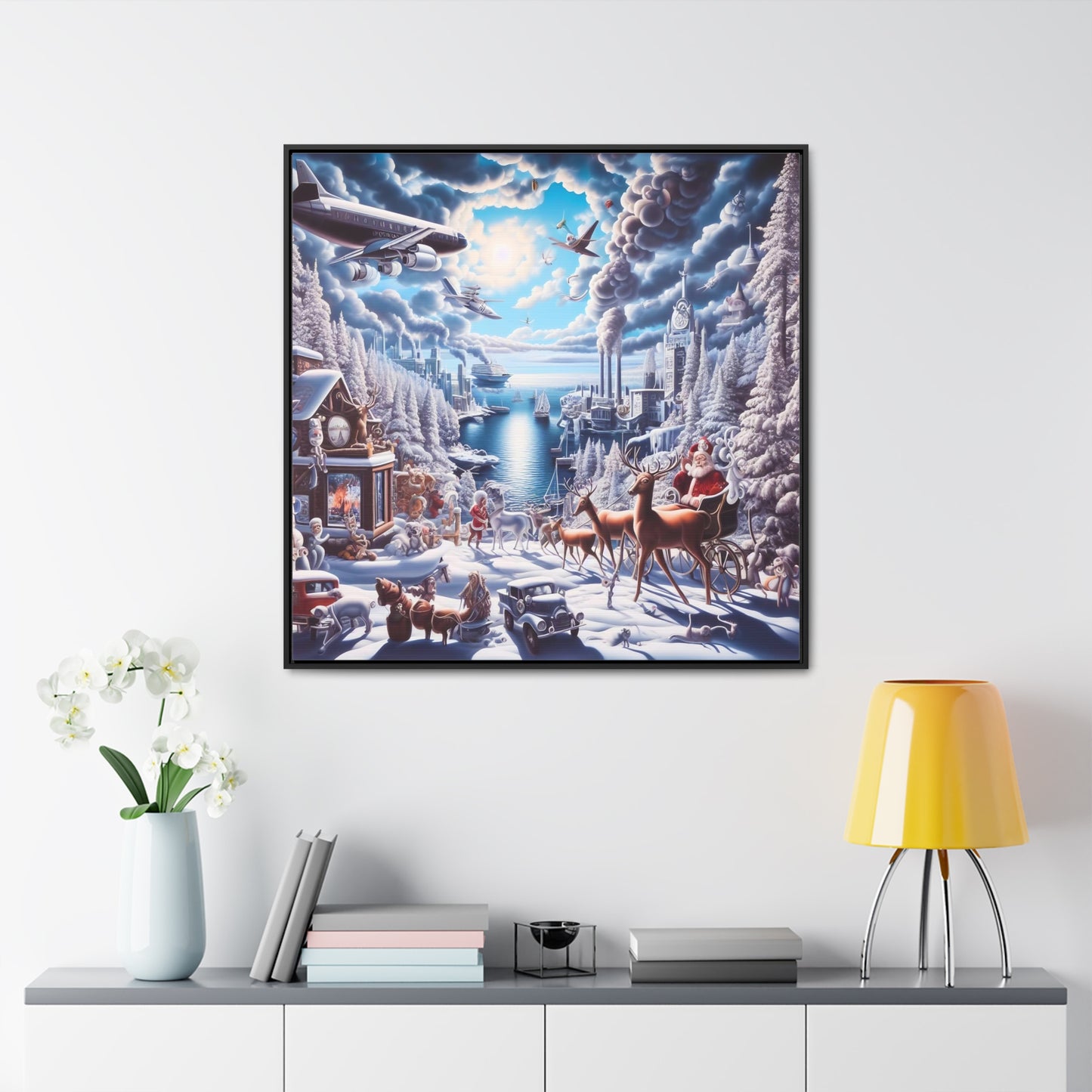 Framed Gallery Canvas Wrap - Winter 114