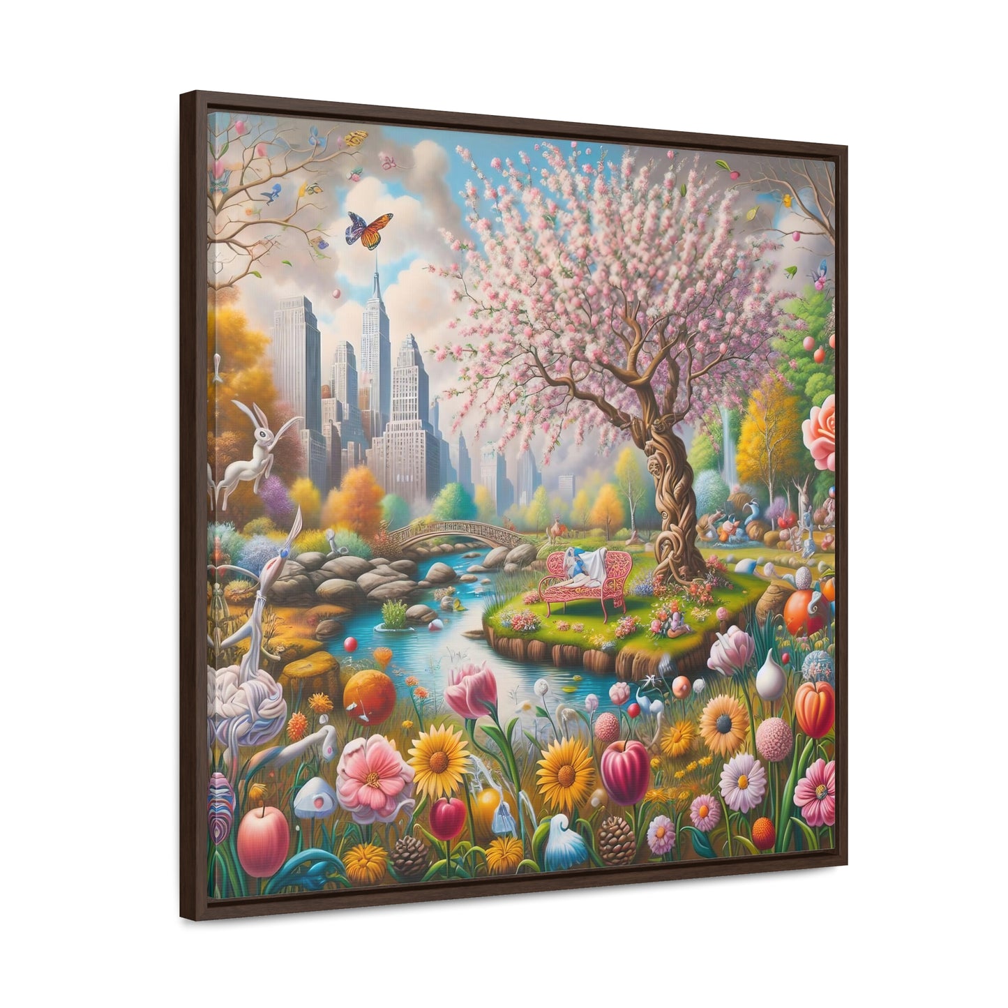 Framed Gallery Canvas Wrap - Spring 135