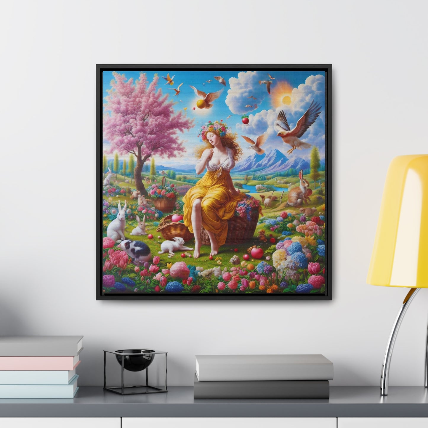 Framed Gallery Canvas Wrap - Spring 116