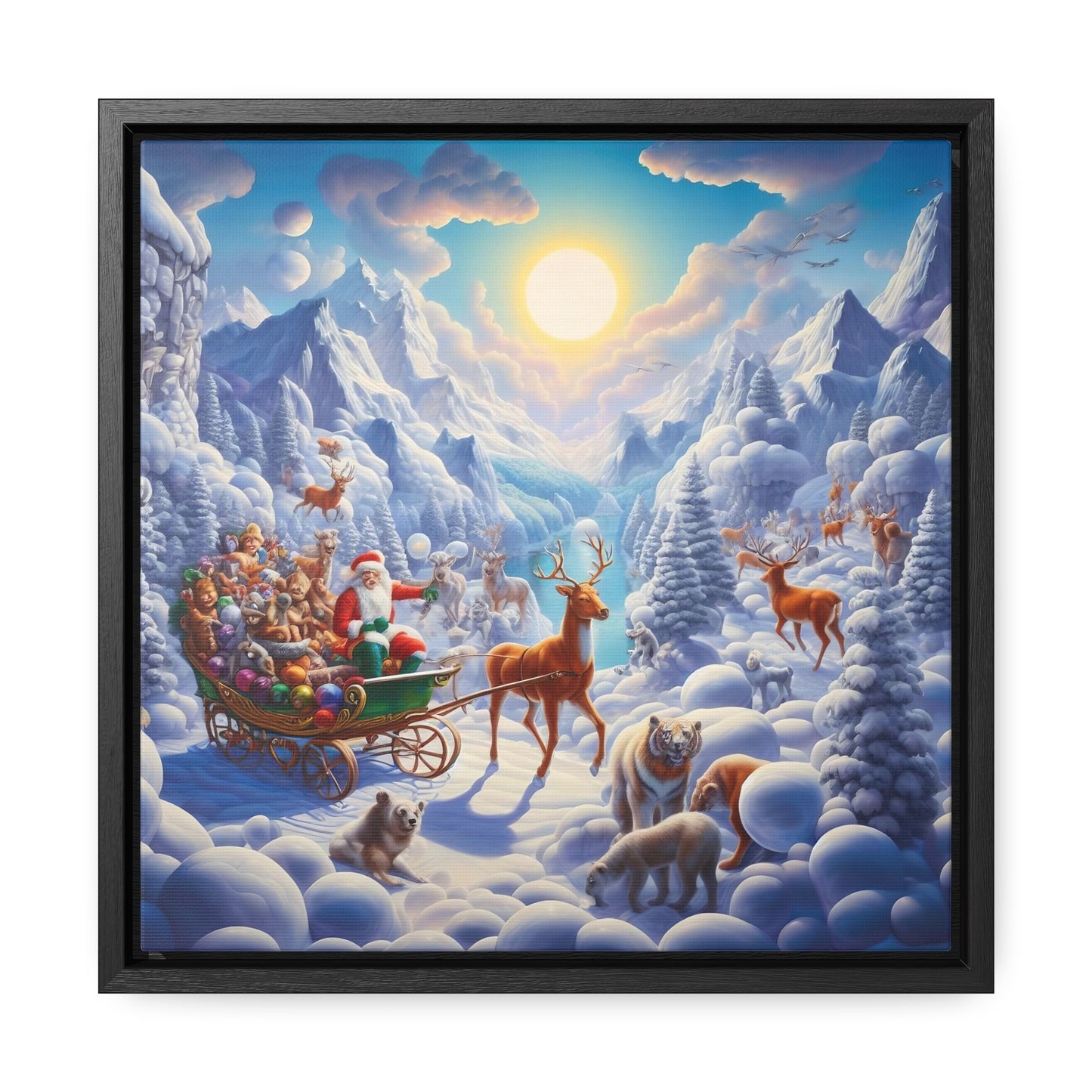 Framed Gallery Canvas Wrap - Winter 123