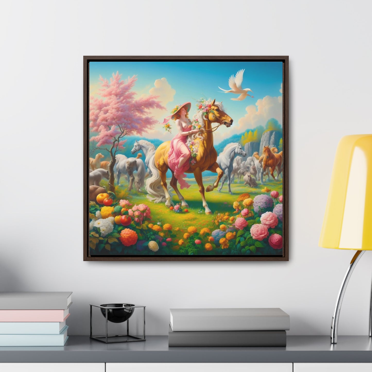 Framed Gallery Canvas Wrap - Spring 41