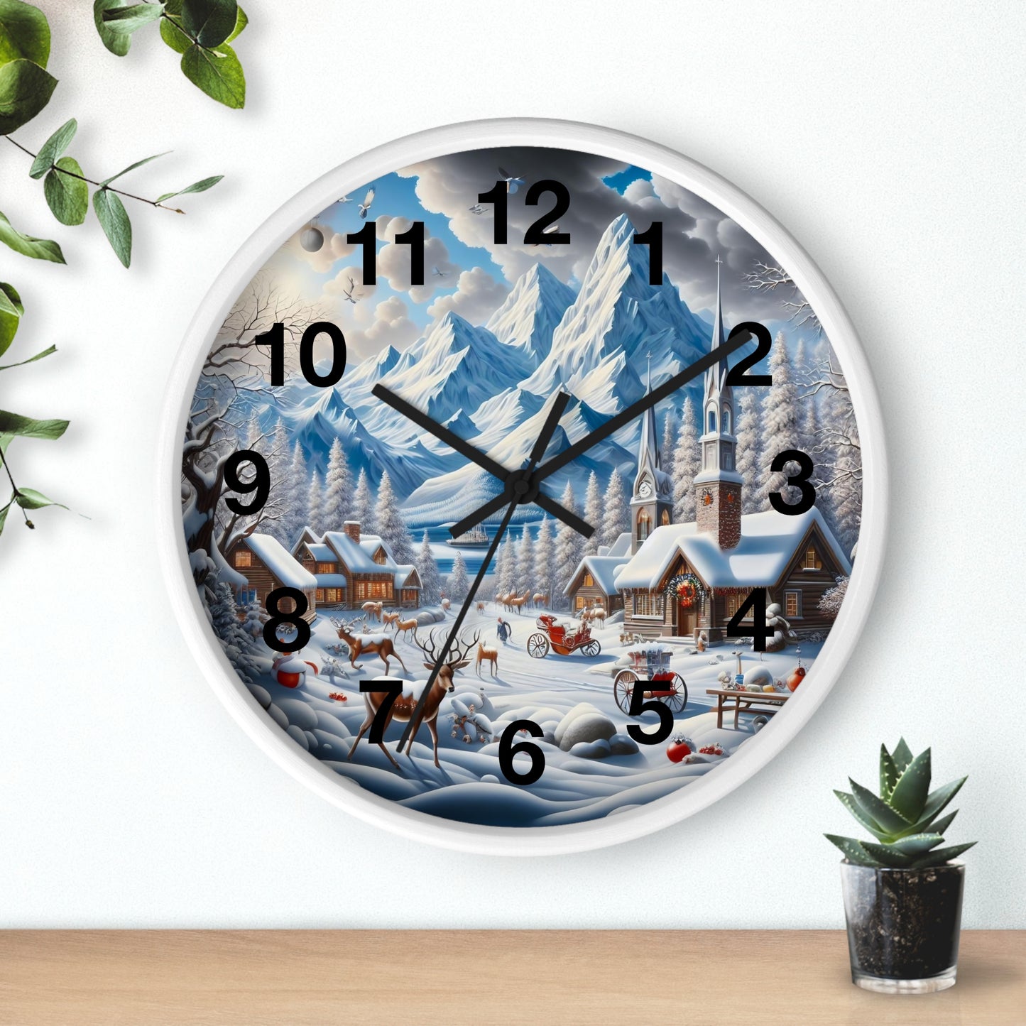 Wall Clock - Winter 129