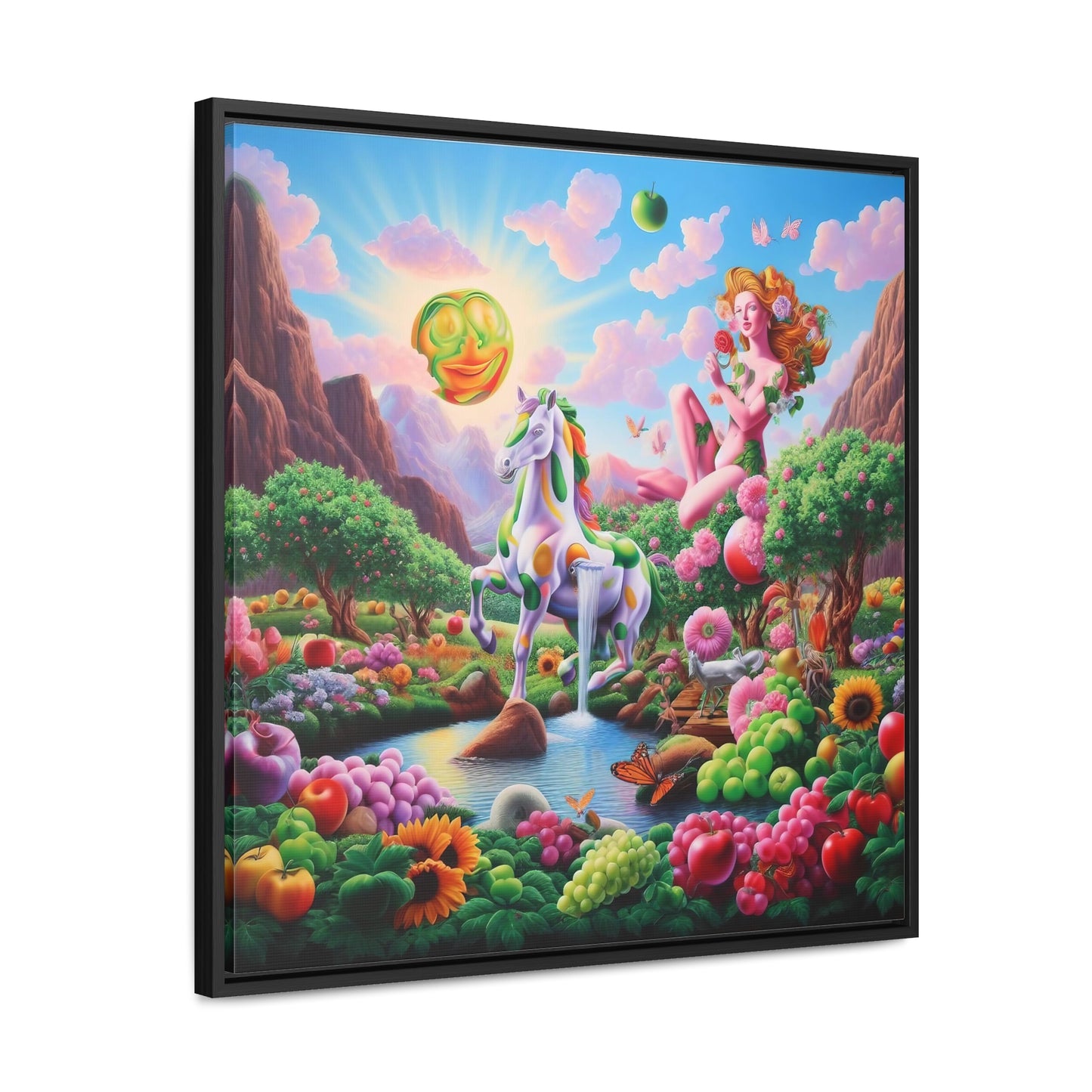 Framed Gallery Canvas Wrap - Spring 114