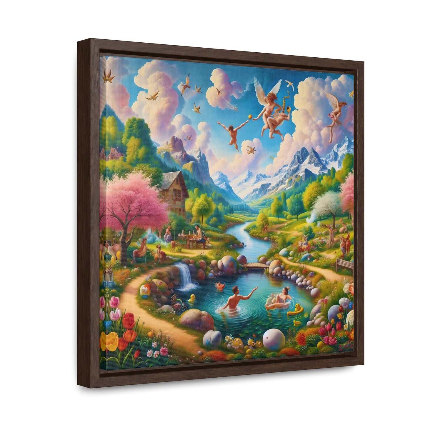 Framed Gallery Canvas Wrap - Spring 32