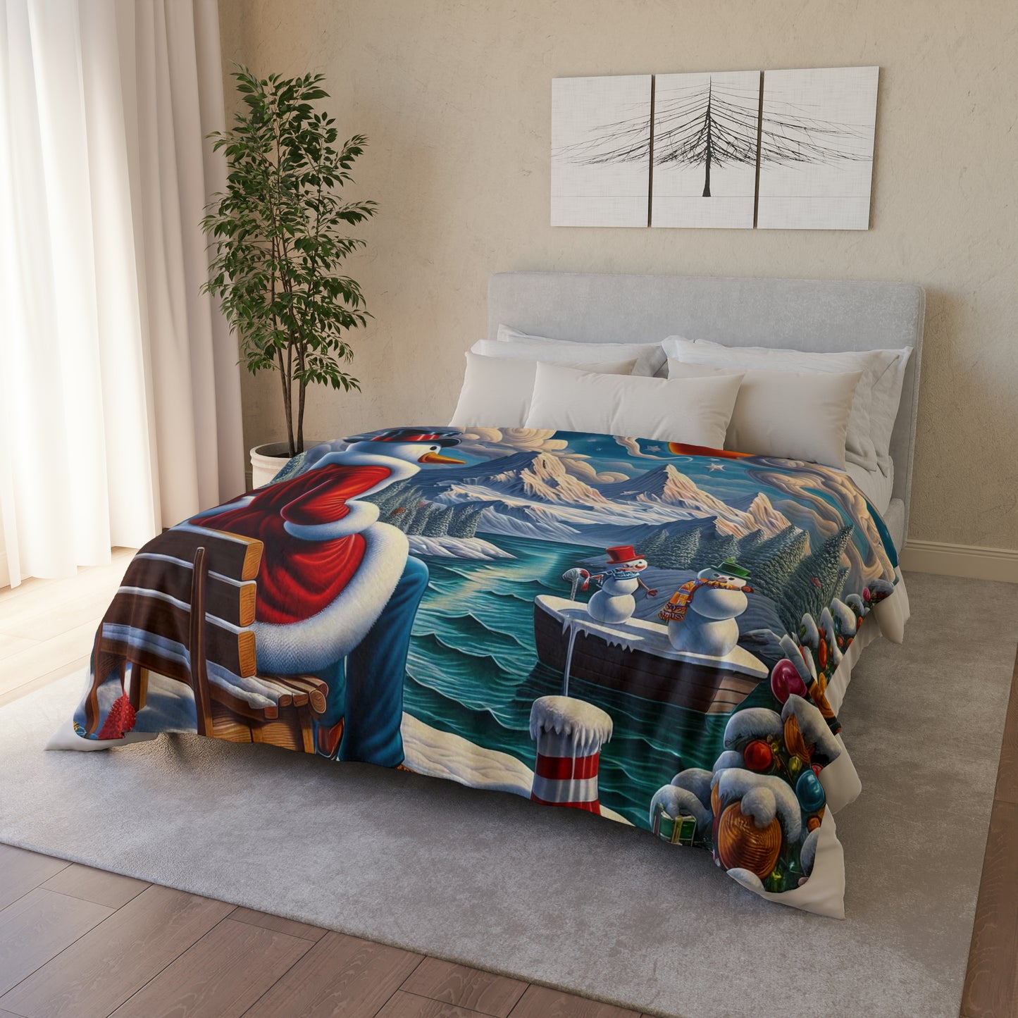 Fleece Sherpa Blanket - Winter 101