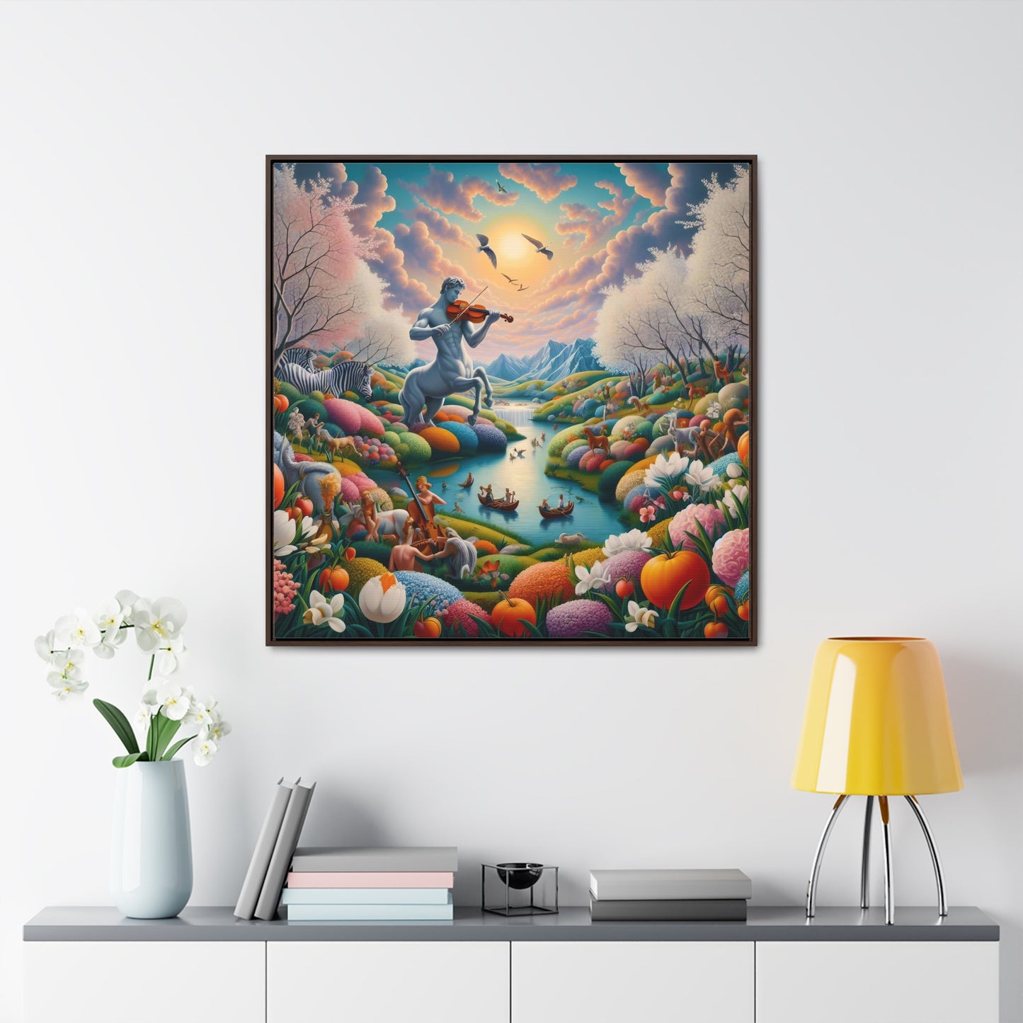 Framed Gallery Canvas Wrap - Spring 104