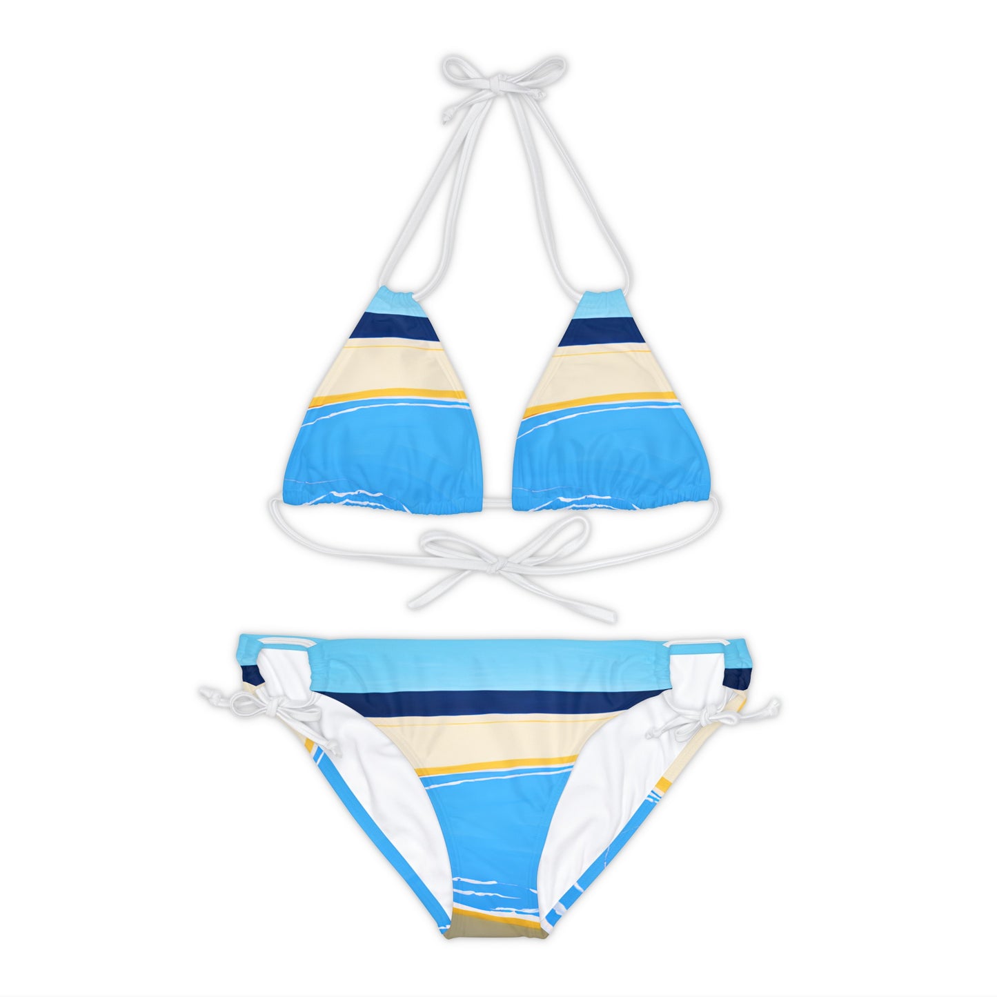 Strappy Bikini Set - Beach 10001