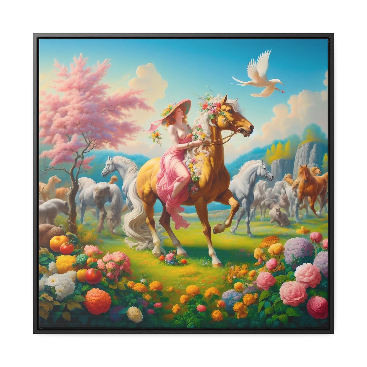 Framed Gallery Canvas Wrap - Spring 41