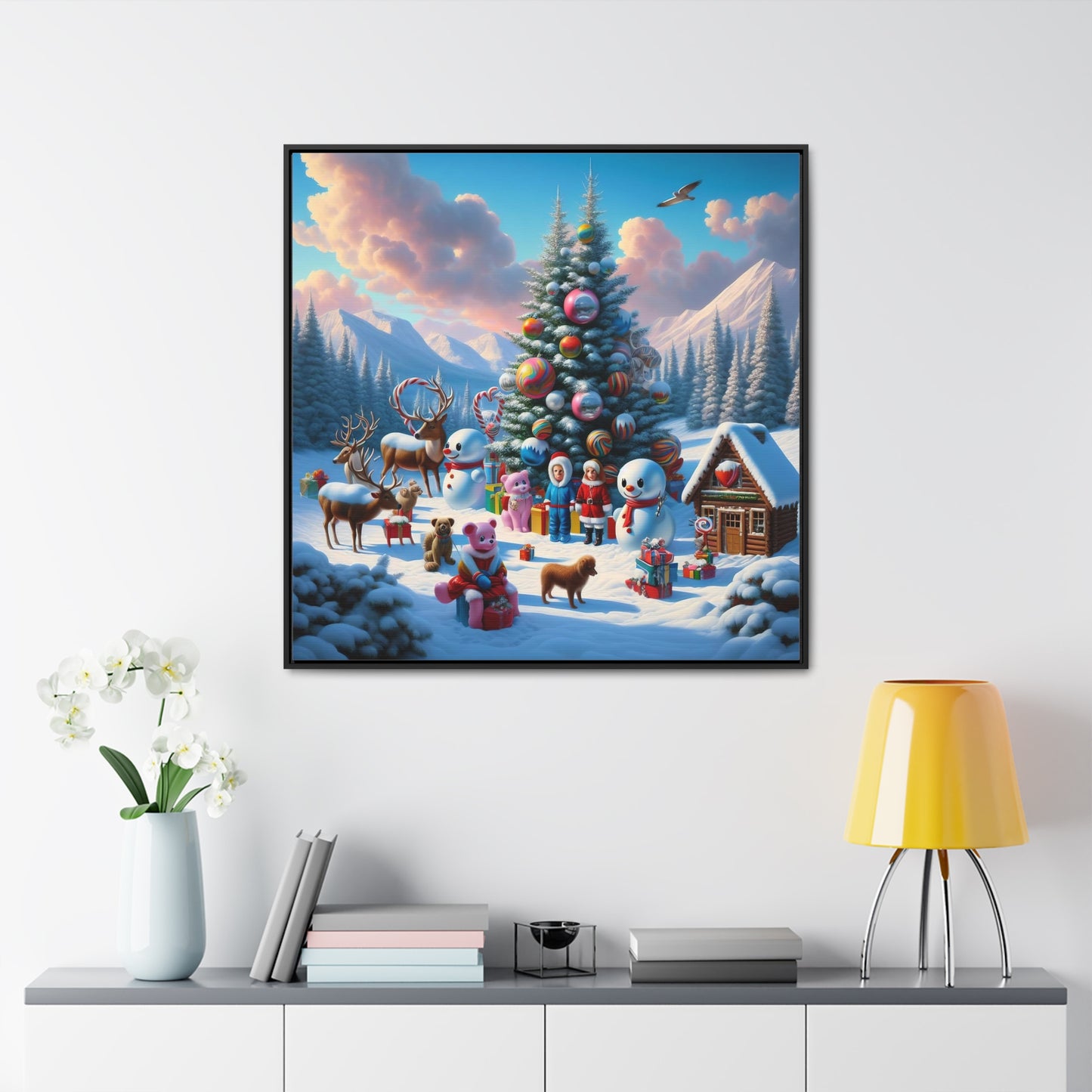 Framed Gallery Canvas Wrap - Winter 122