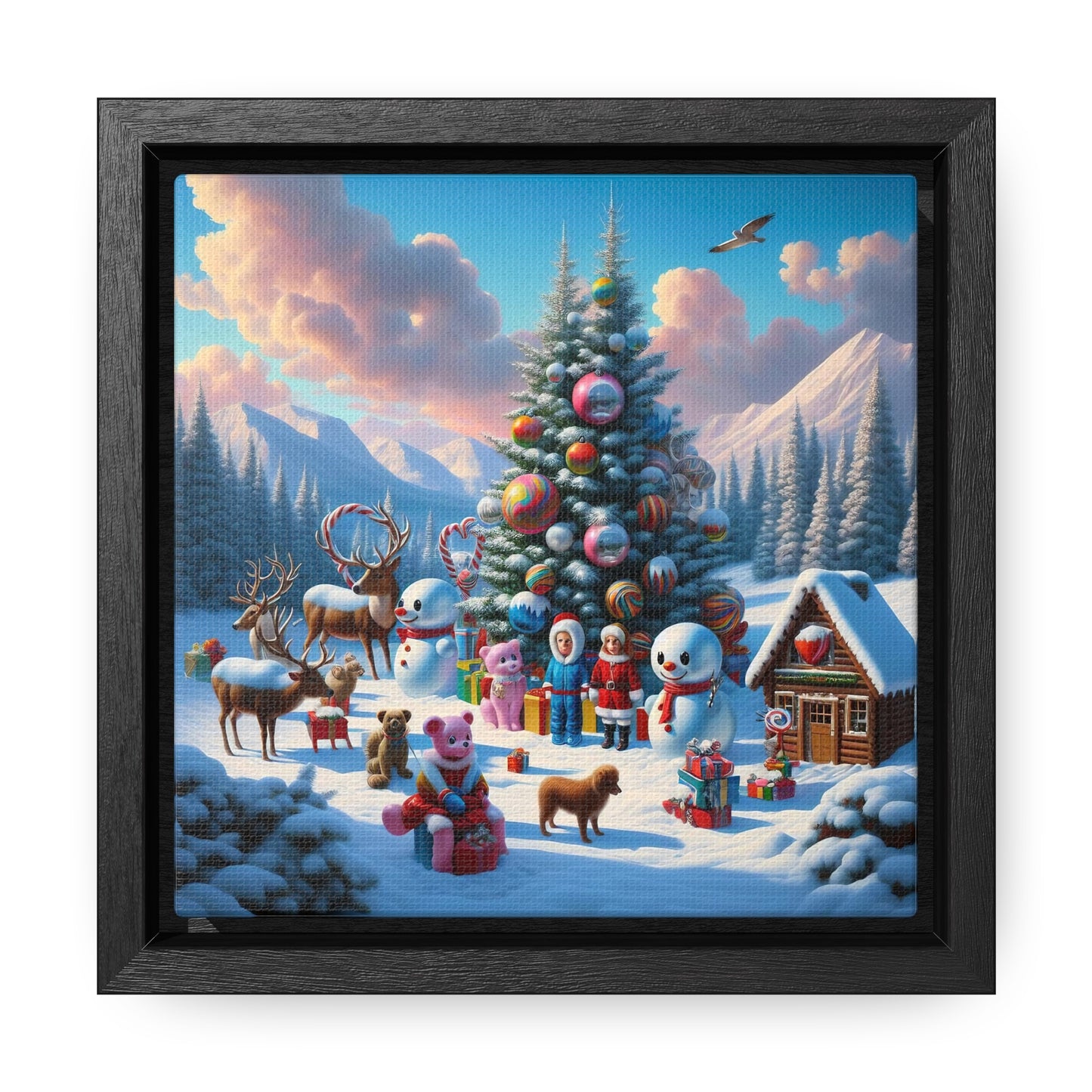 Framed Gallery Canvas Wrap - Winter 122