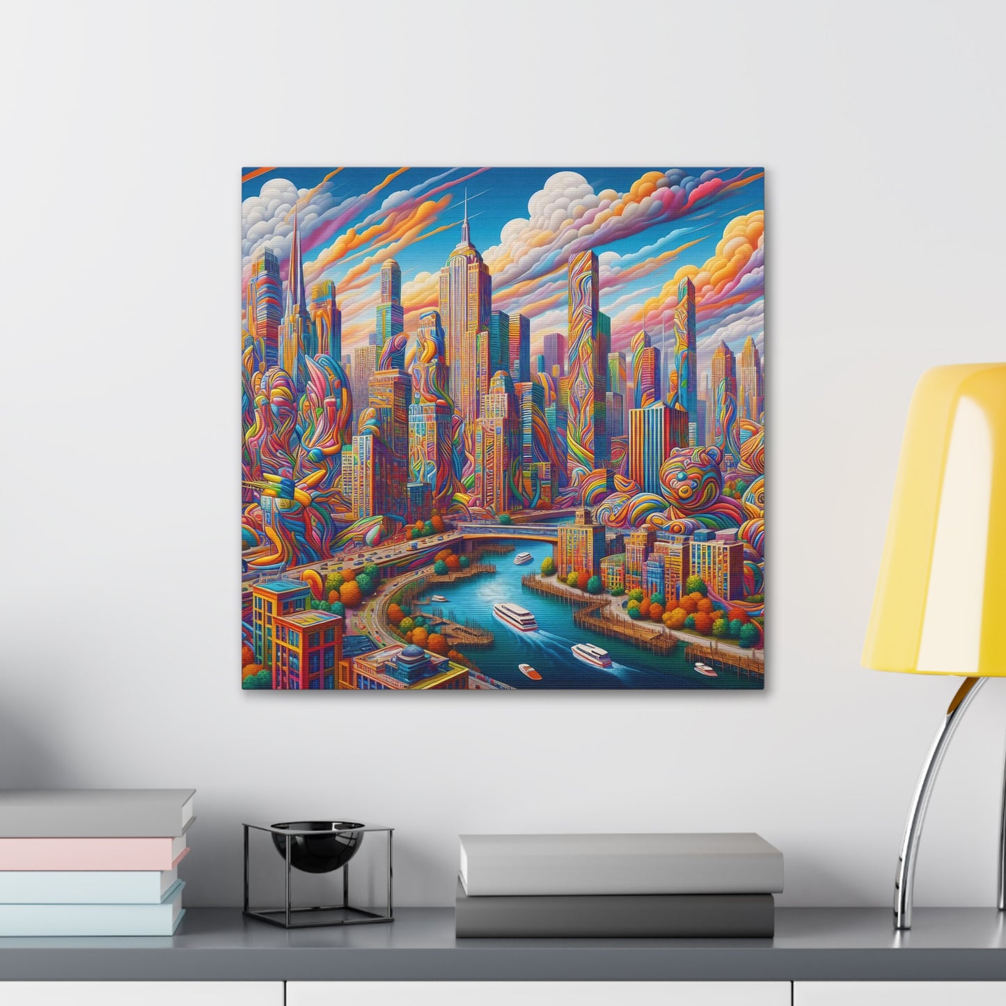 Canvas Gallery Wrap - City 13