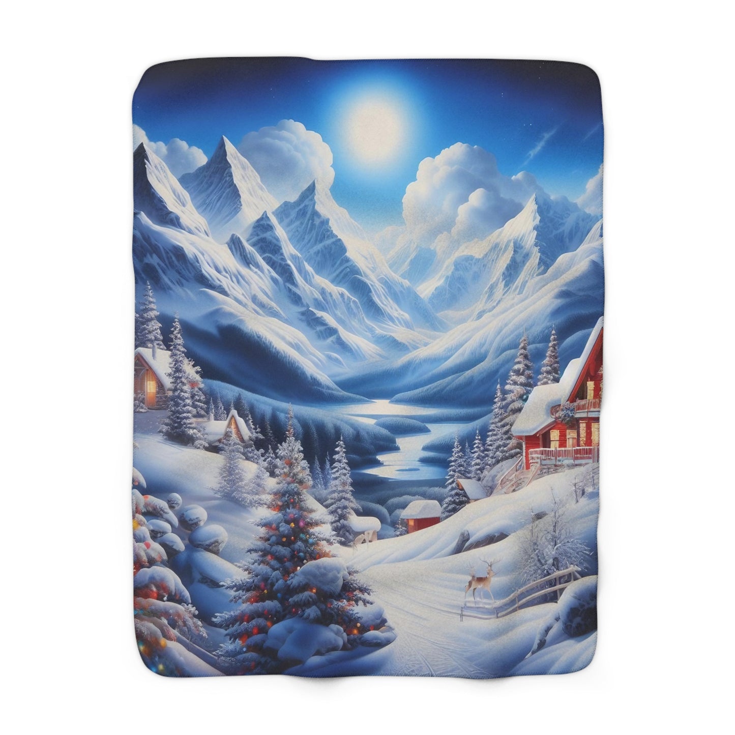 Sherpa Fleece Blanket - Winter 106