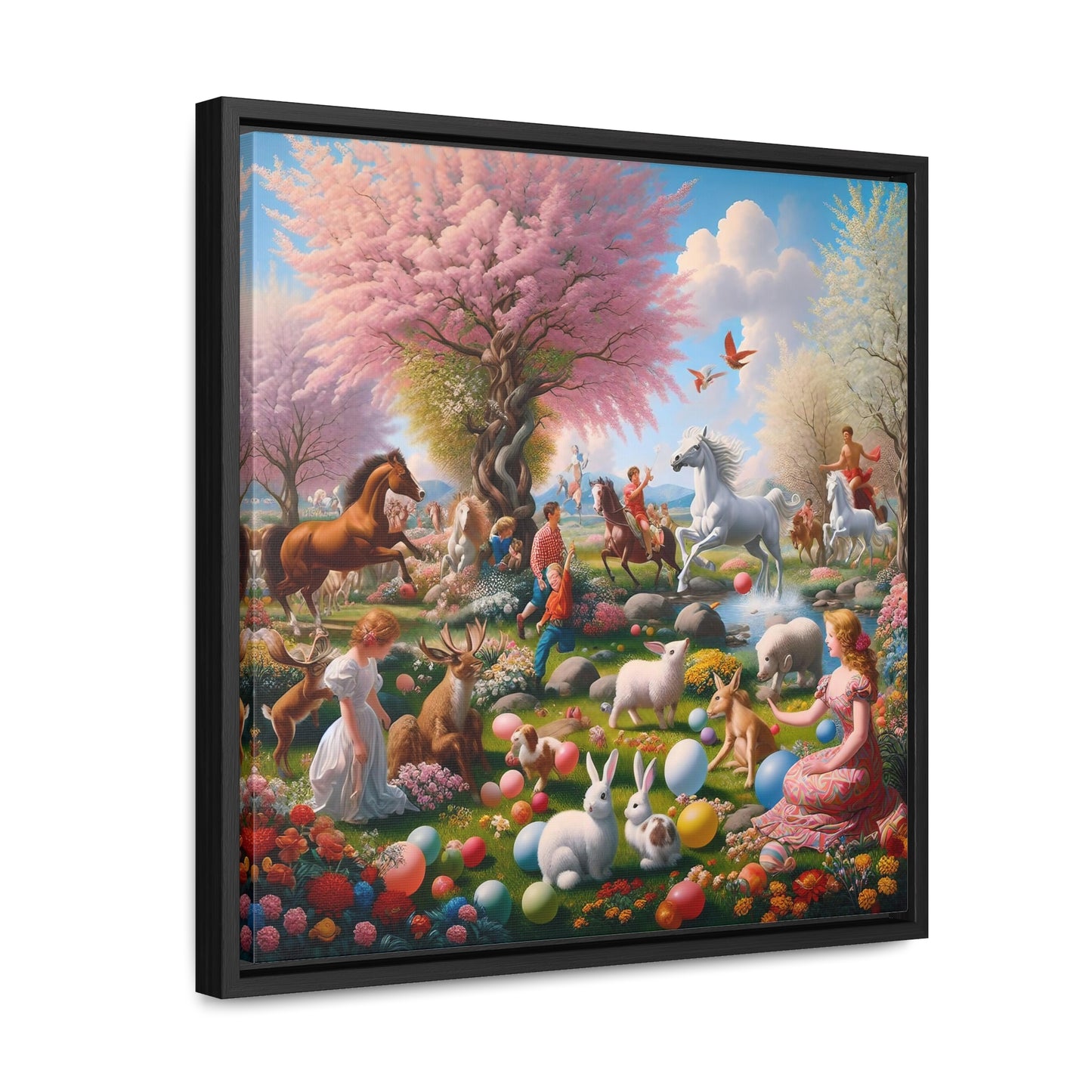 Framed Gallery Canvas Wrap - Spring 43