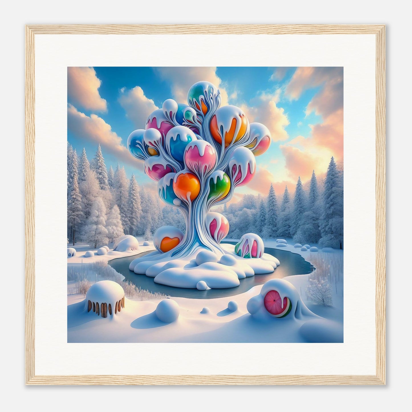 Wall Art - Winter 78 - Ball sculpture