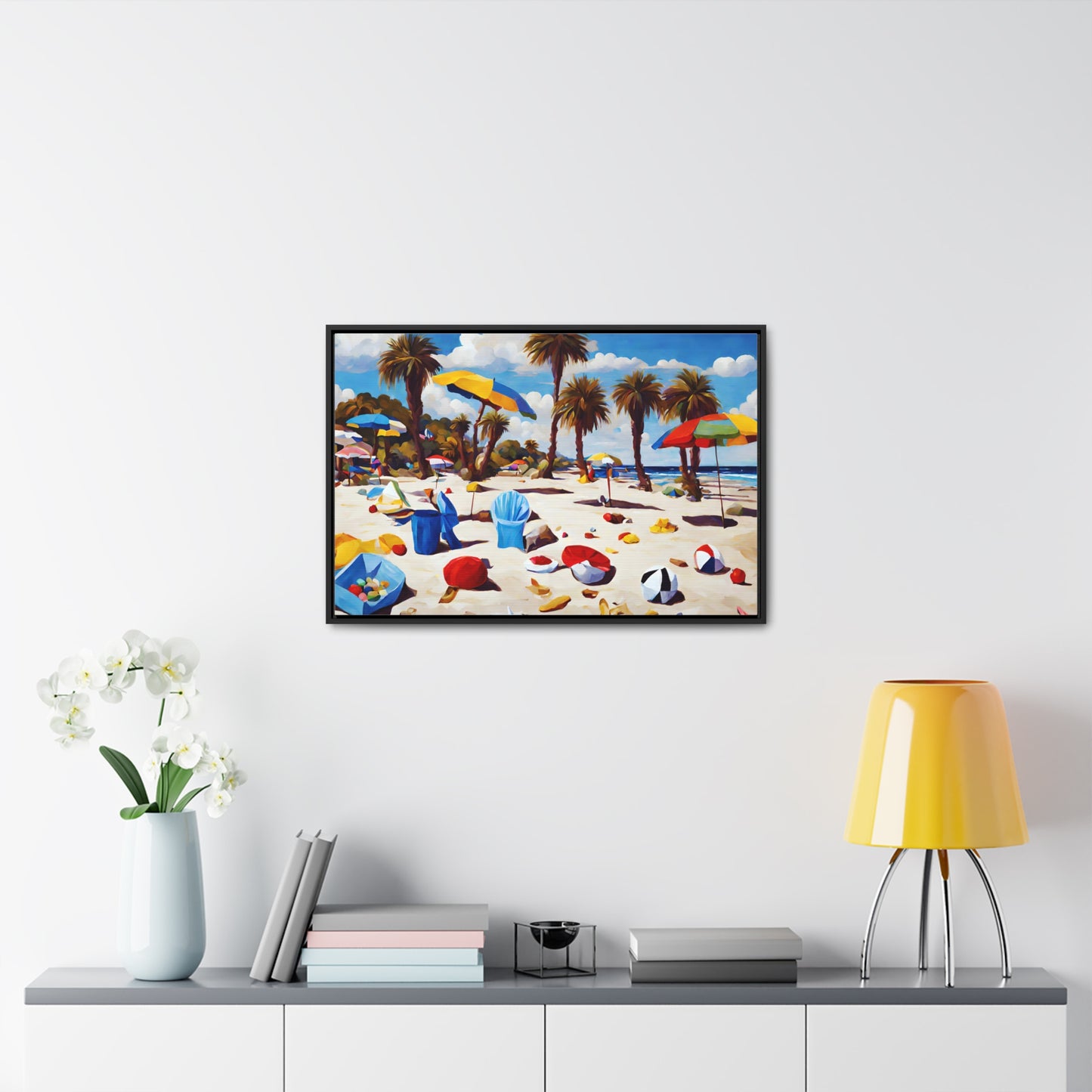 Framed Canvas Gallery Wrap - Beach 2020