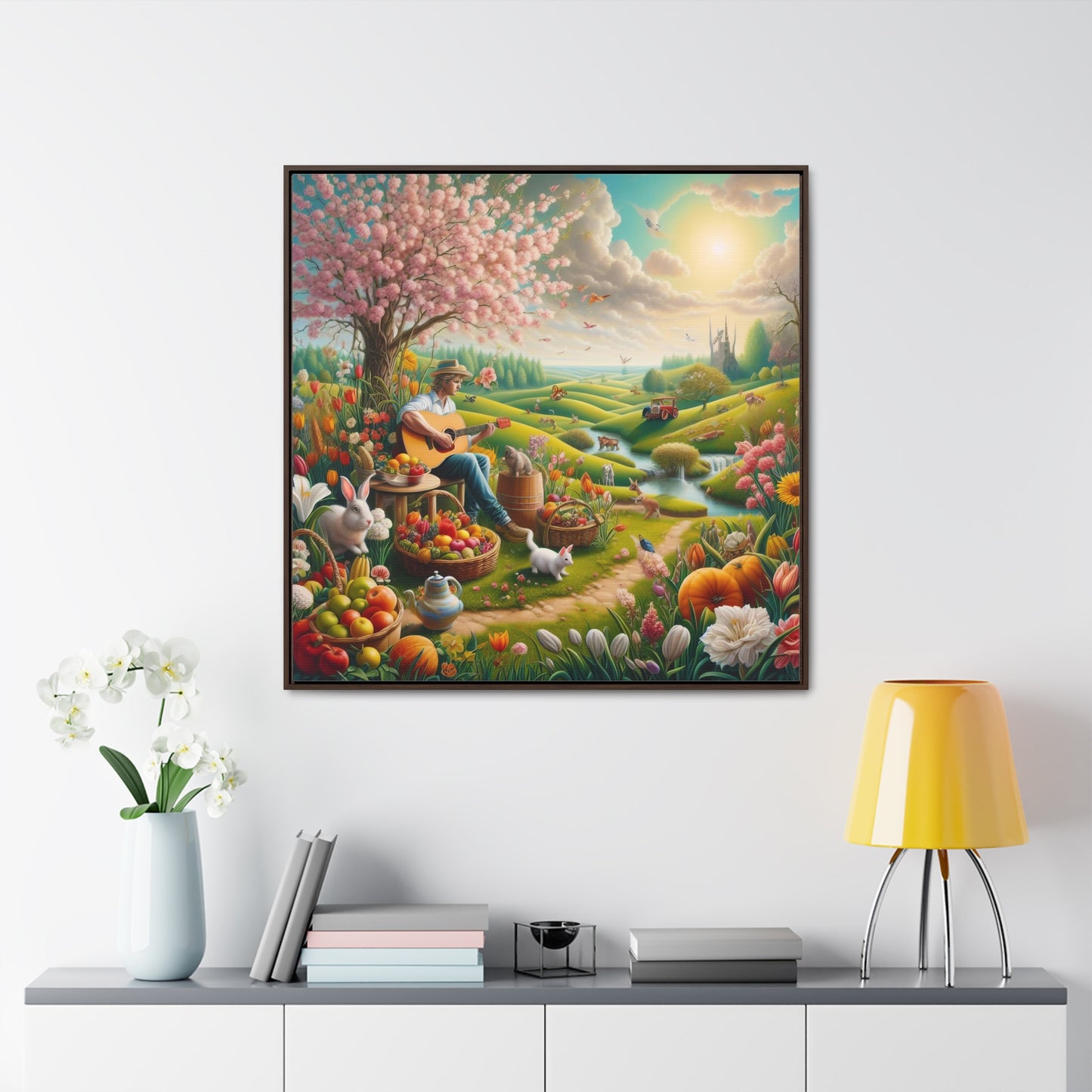 Framed Gallery Canvas Wrap - Spring 49