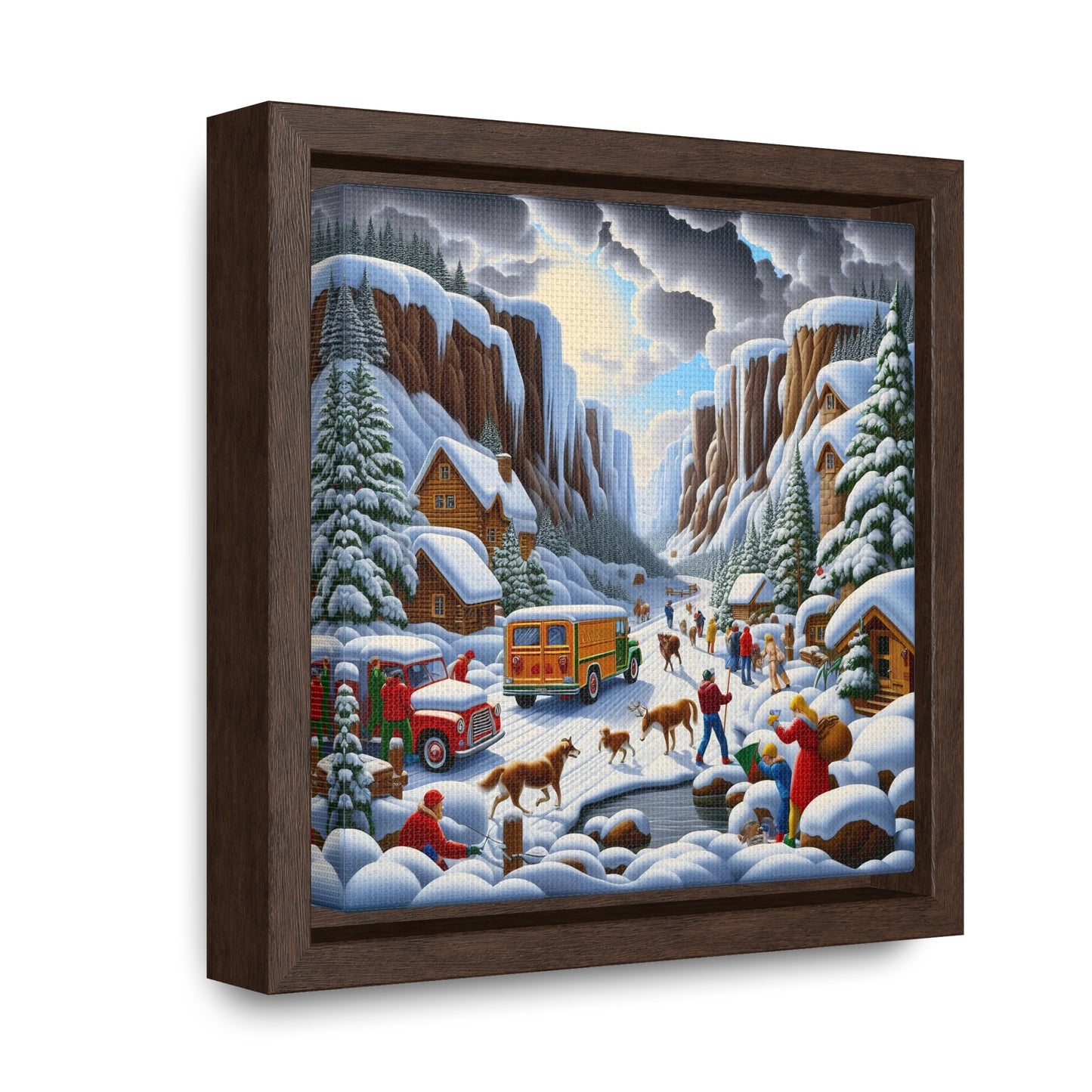 Framed Gallery Canvas Wrap - Winter 120