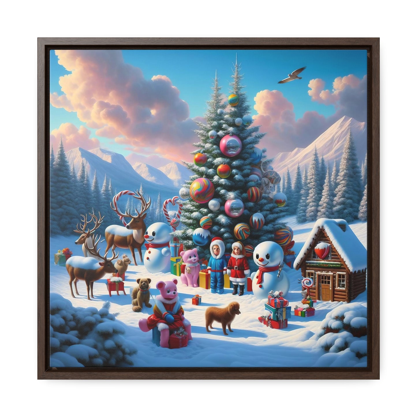 Framed Gallery Canvas Wrap - Winter 122