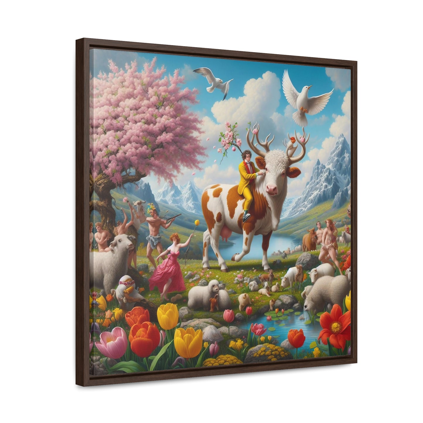 Framed Gallery Canvas Wrap - Spring 28