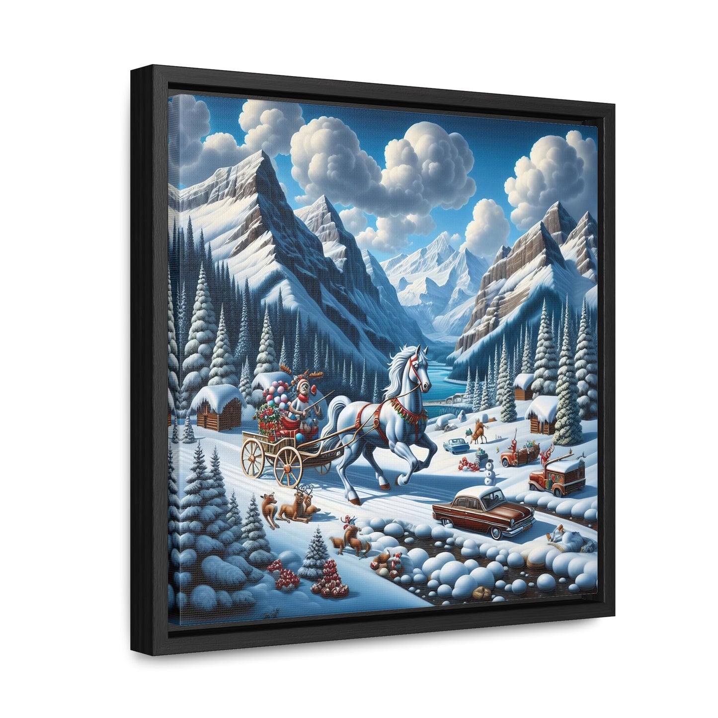 Framed Gallery Canvas Wrap - Winter 107