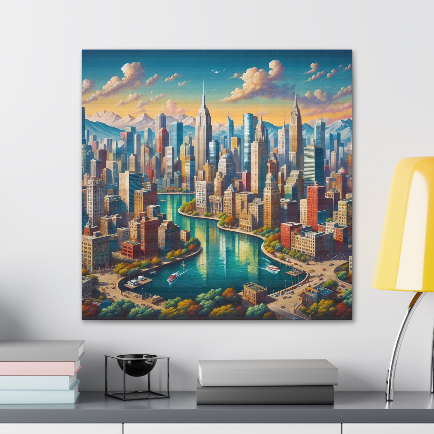 Canvas Gallery Wrap - City 1