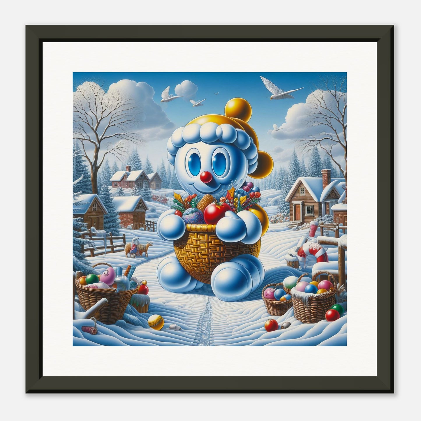 Wall Art - Winter 52 - Baby snowman