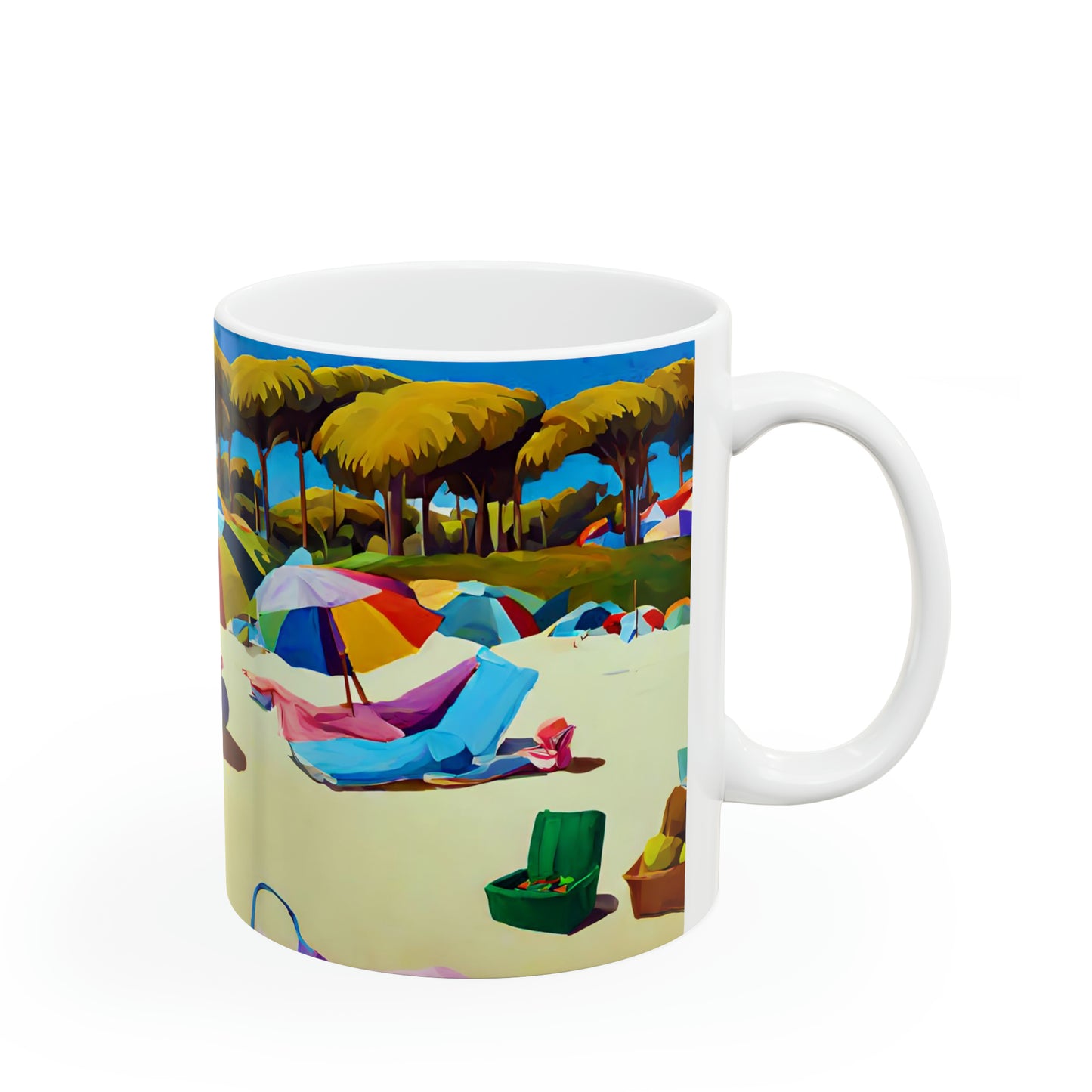 Ceramic Mug 11oz - Beach 2005