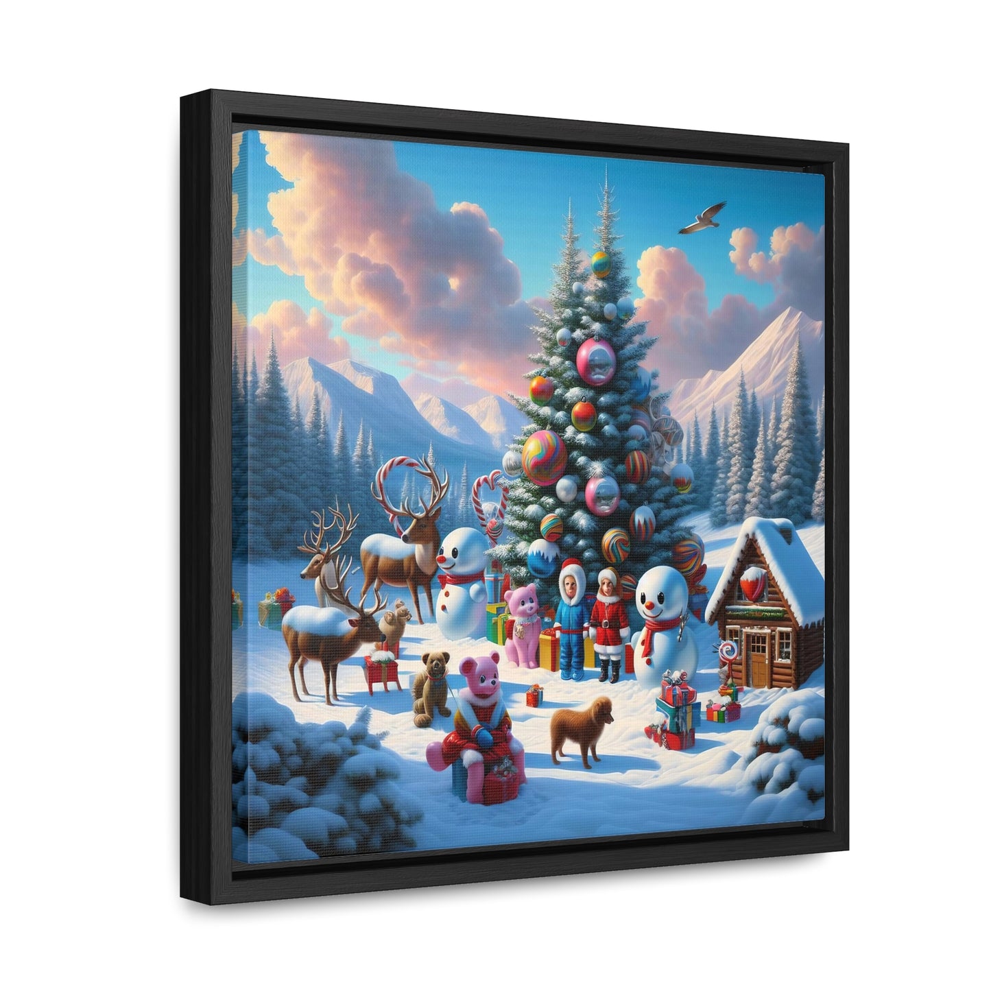 Framed Gallery Canvas Wrap - Winter 122