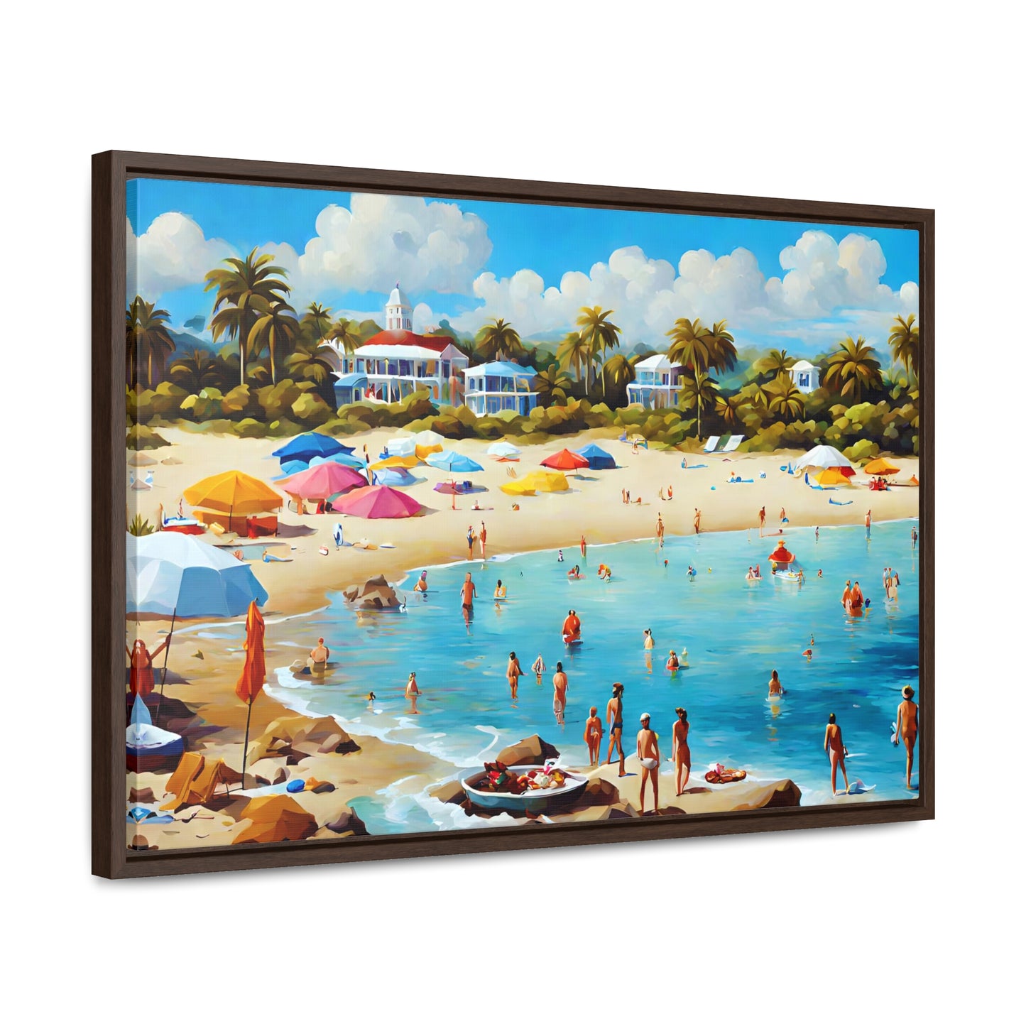 Framed Canvas Gallery Wrap - Beach 2011