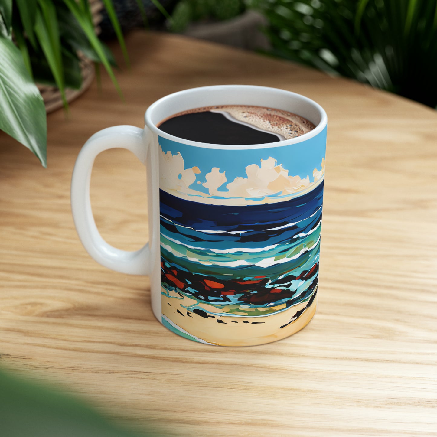 Ceramic Mug 11oz - Beach 11003